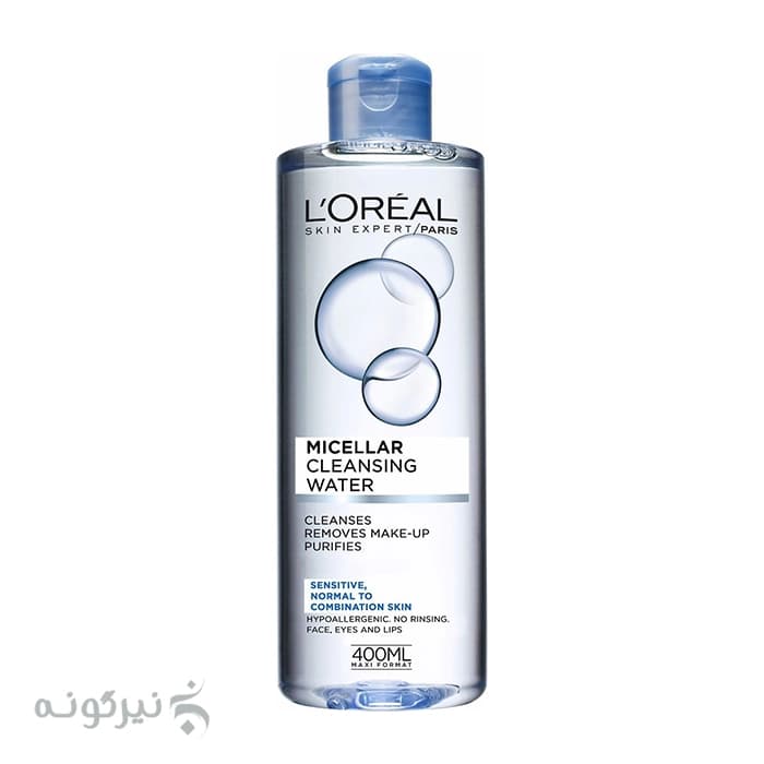 میسلار واتر پوست نرمال تا مختلط لورآل Loreal