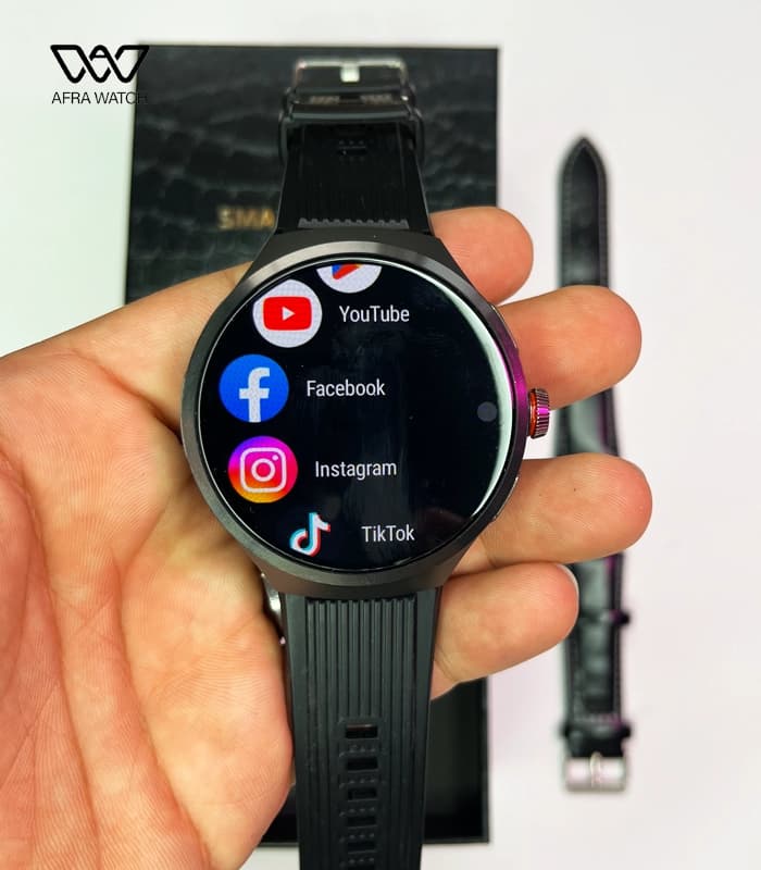 ساعت هوشمند اندروید صفحه گرد سیم کارت خور مدل VP50 — تصویر ۲