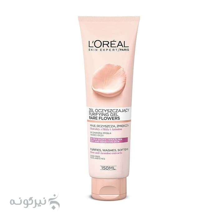 ژل شستشو صورت RARE FLOWERS لورآل Loreal