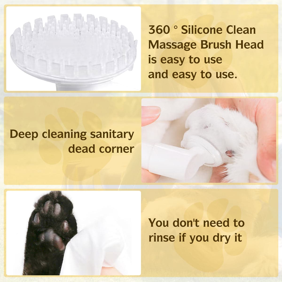 فوم پاک کننده پنجه سگ و گربه اویمال _ Oimmal pet paw cleaner — تصویر ۴