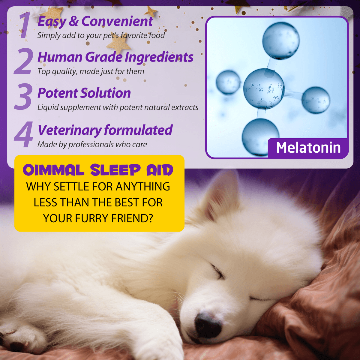 قطره کمک به خواب سگ اویمال _ Oimmal dog sleep aid — تصویر ۶