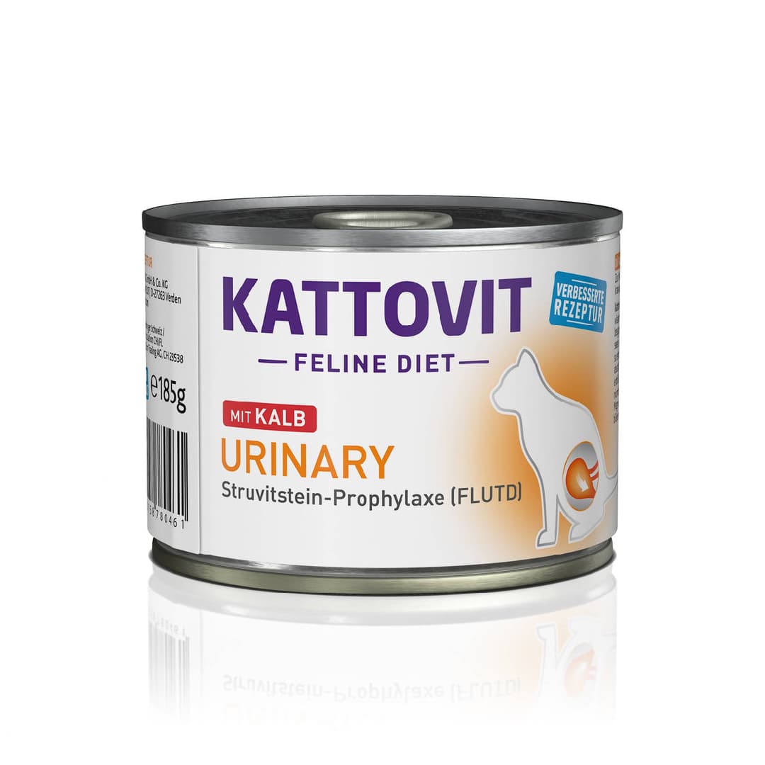 کنسرو یورینری گربه کتوویت با طعم گوساله 185 گرمی Kattovit Urinary Beef