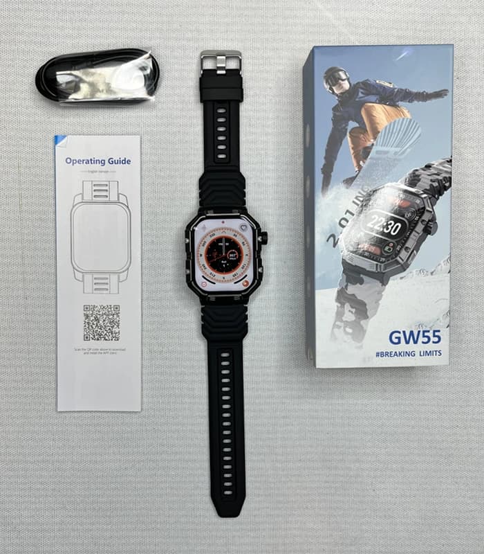 ساعت هوشمند اسپرت ورزشی مدل GW55 — تصویر ۳