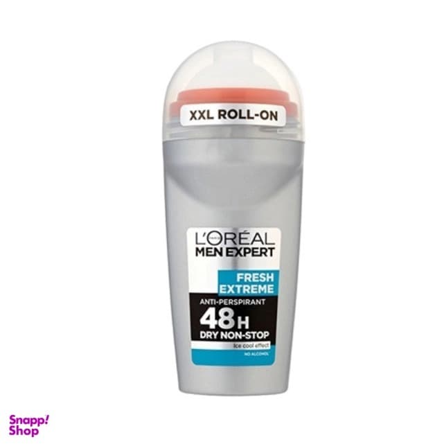 رول ضد تعریق مردانه مدل Fresh Extreme(۵۰ میل) محافظت ۴۸ ساعته لورآل_L’Oréal