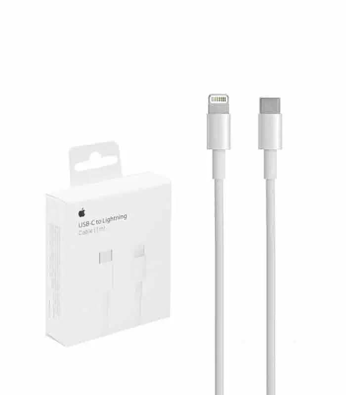 پک کابل شارژ USB-C به لایتنینگ آیفون 13 | اصلی — تصویر ۴