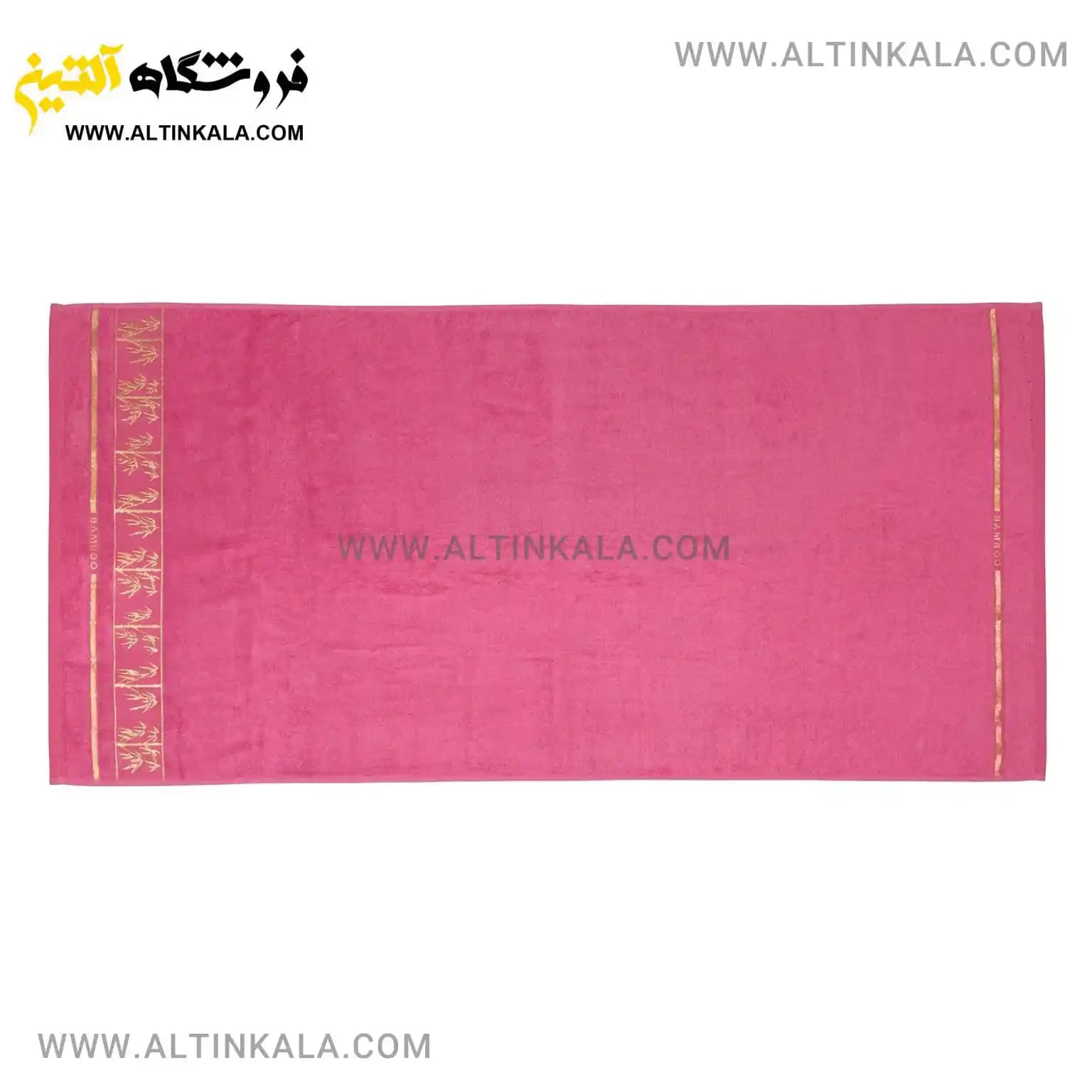 حوله استخری بامبو طرح 12 سایز 70*140