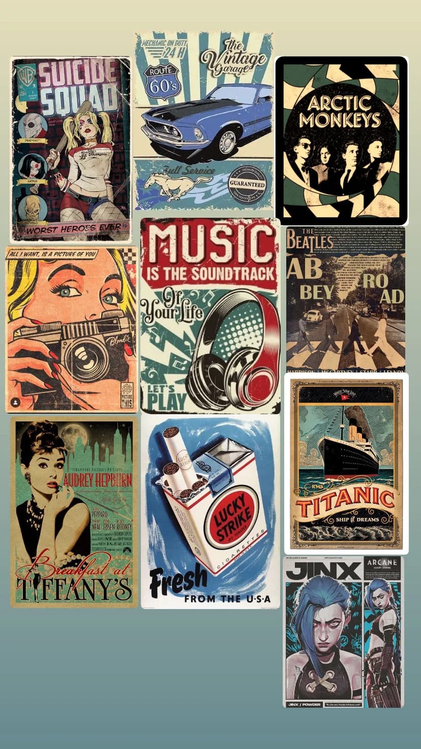 پک پوستر vintage