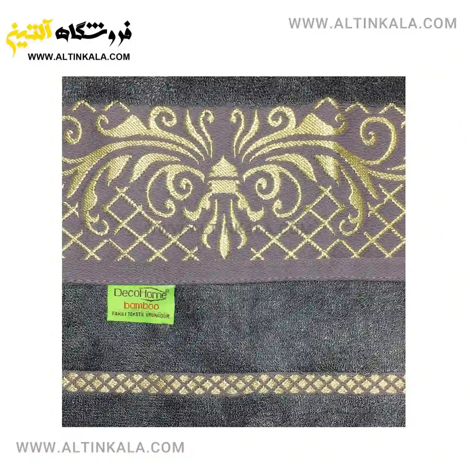 حوله استخری بامبو طرح 6 سایز 70*140 — تصویر ۳