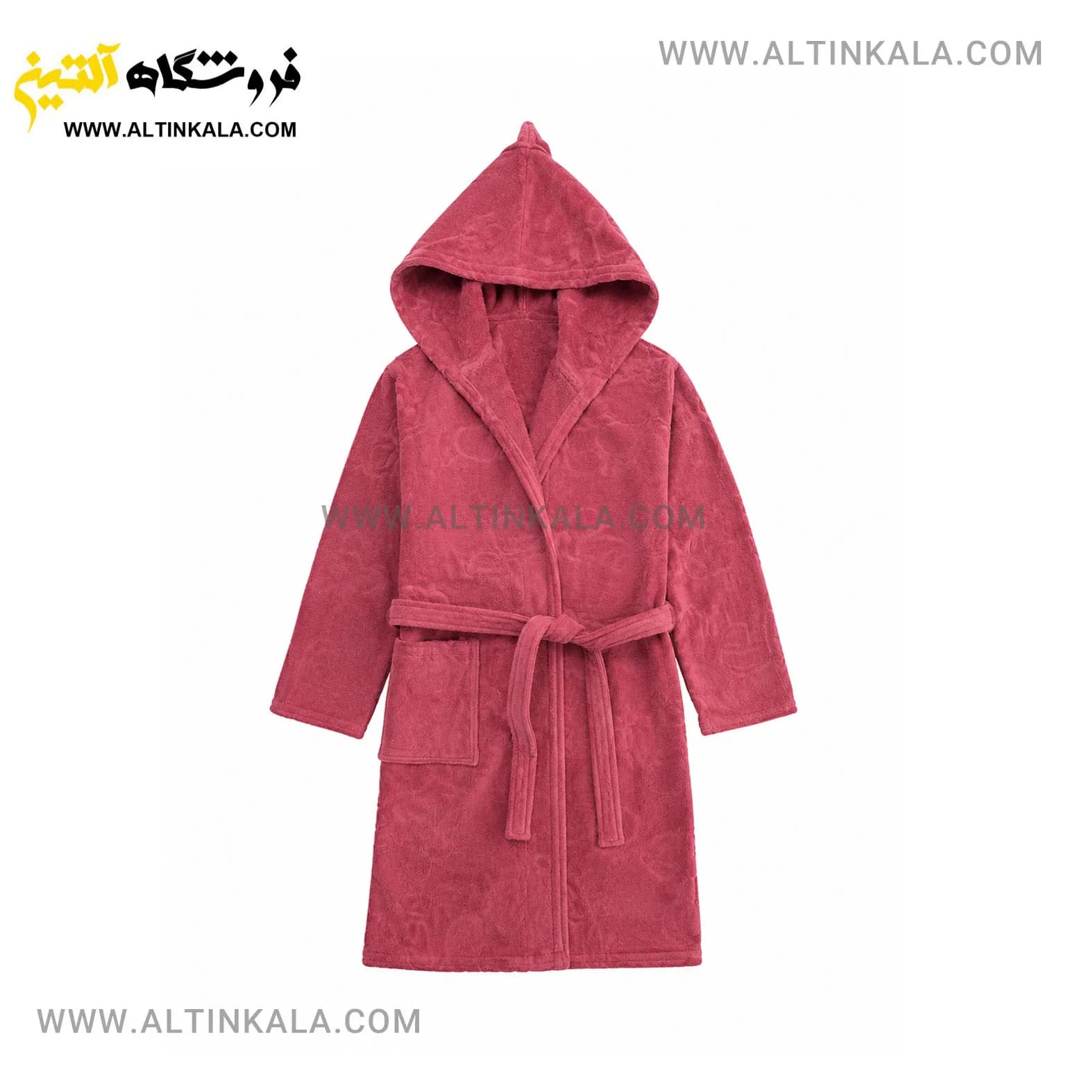 حوله پالتویی کودک ماندگار طرح ساده کالباسی سایز 90