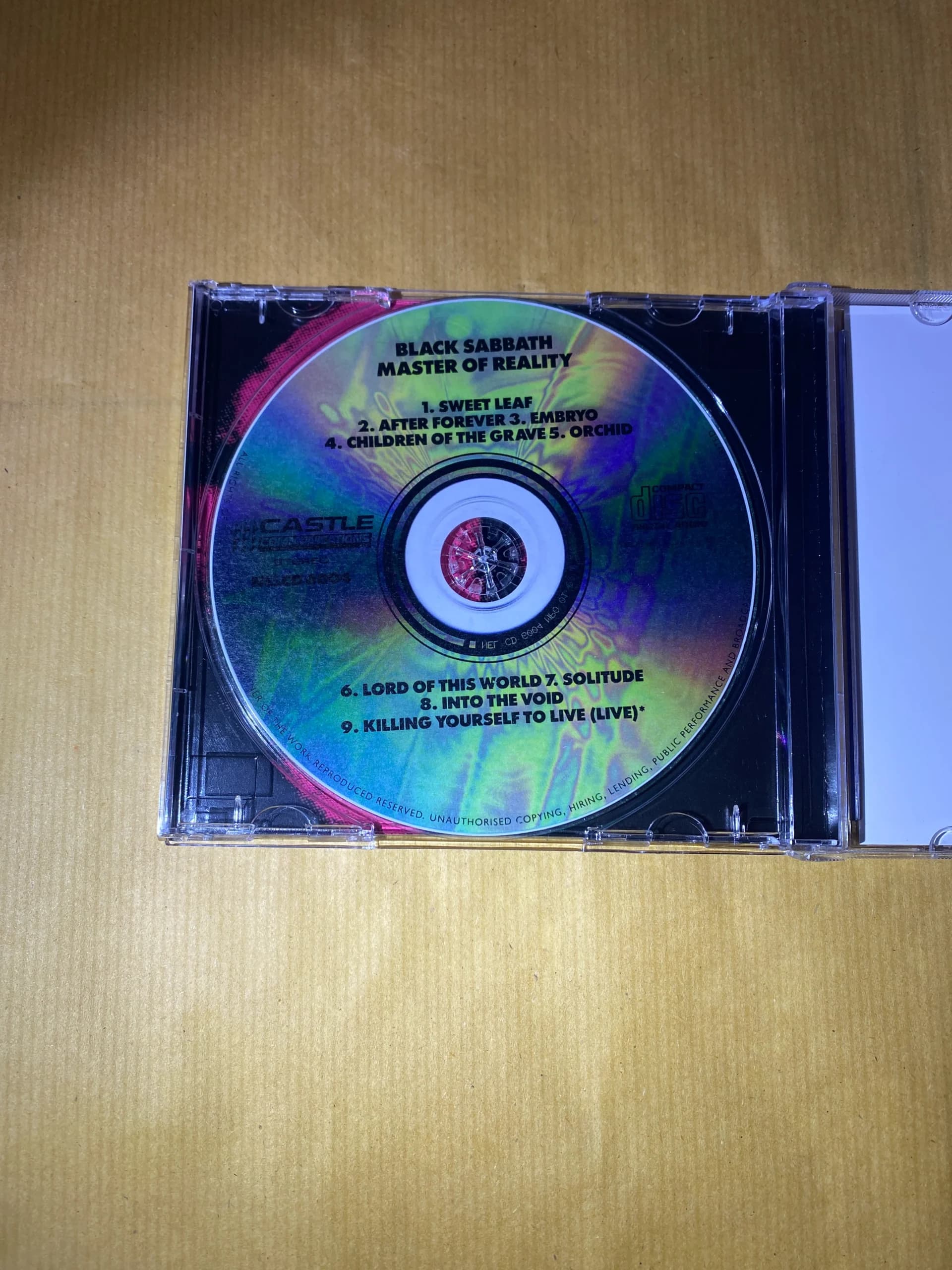 البوم master of reality از black sabbath — تصویر ۴