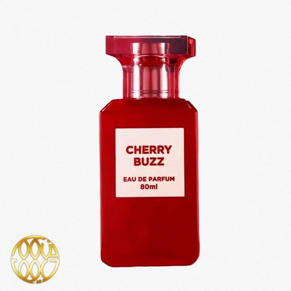 ادوپرفیوم یونیسکس فراگرنس ورد چری باز (Cherry Buzz) 8۰ میل | رایحه میوه‌ای-گلی شیرین و خنک، الهام‌گرفته از تام فورد الکتریک چری — تصویر ۲