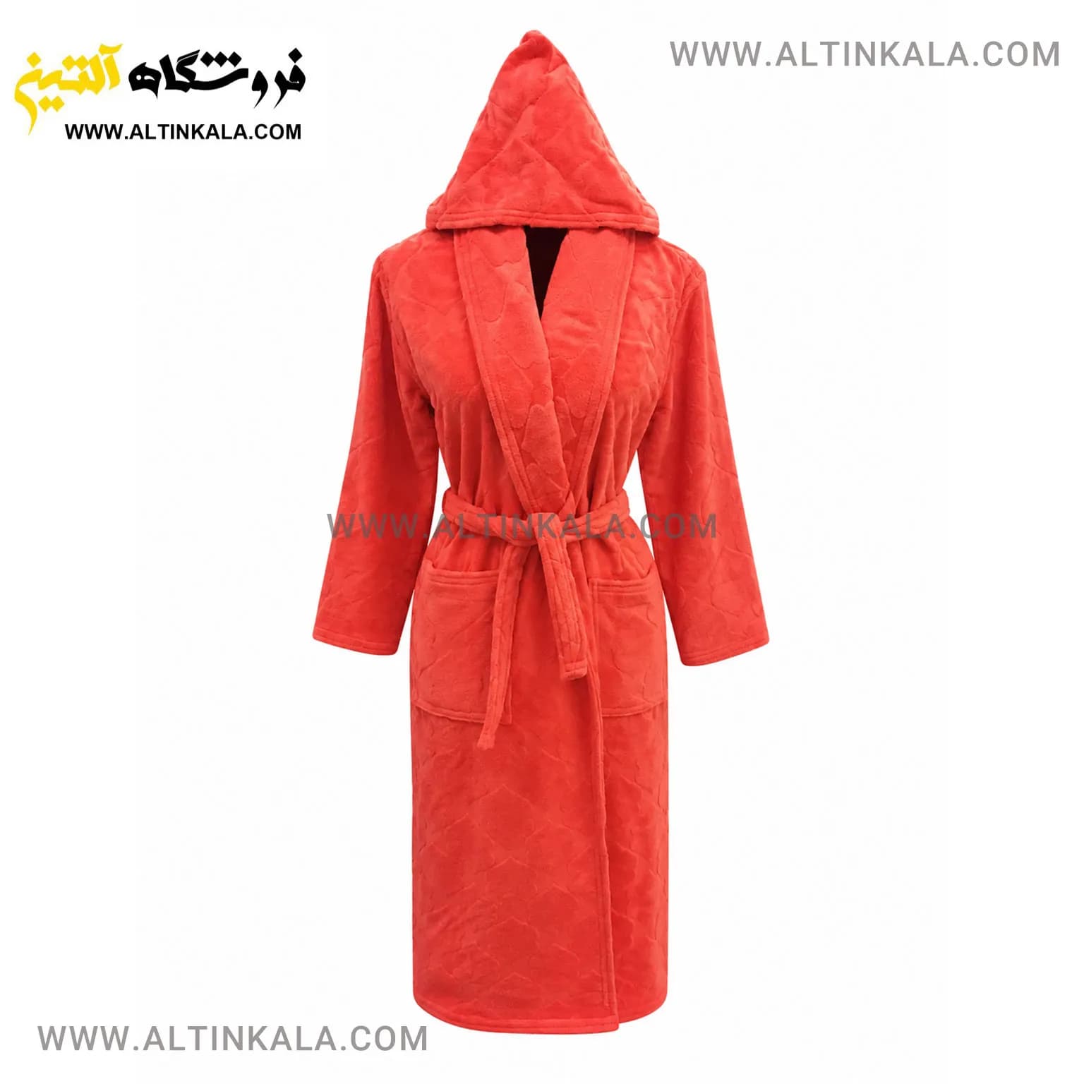 حوله پالتویی ماندگار طرح سیلور گلبهی سایز L