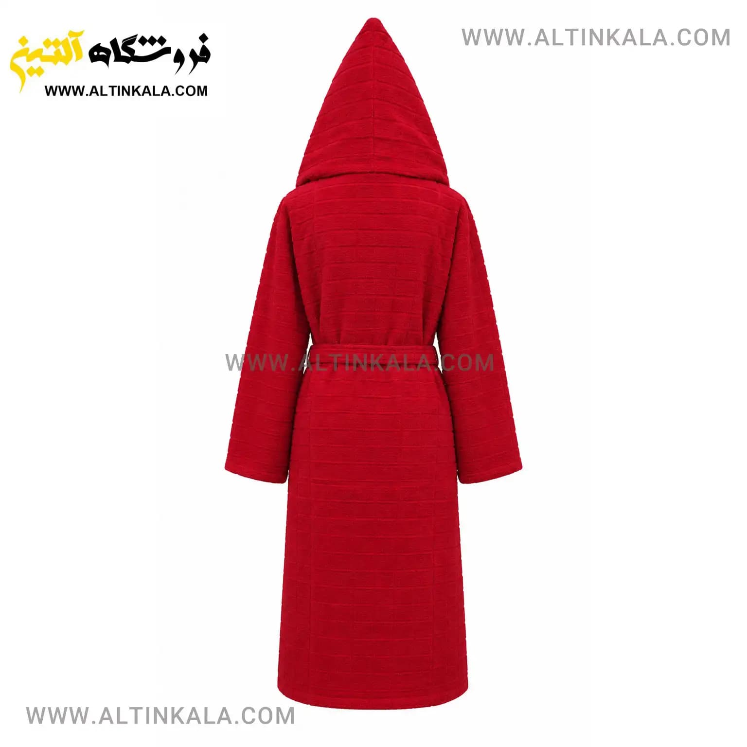 حوله پالتویی ماندگار طرح لارا قرمز سایز XL — تصویر ۲