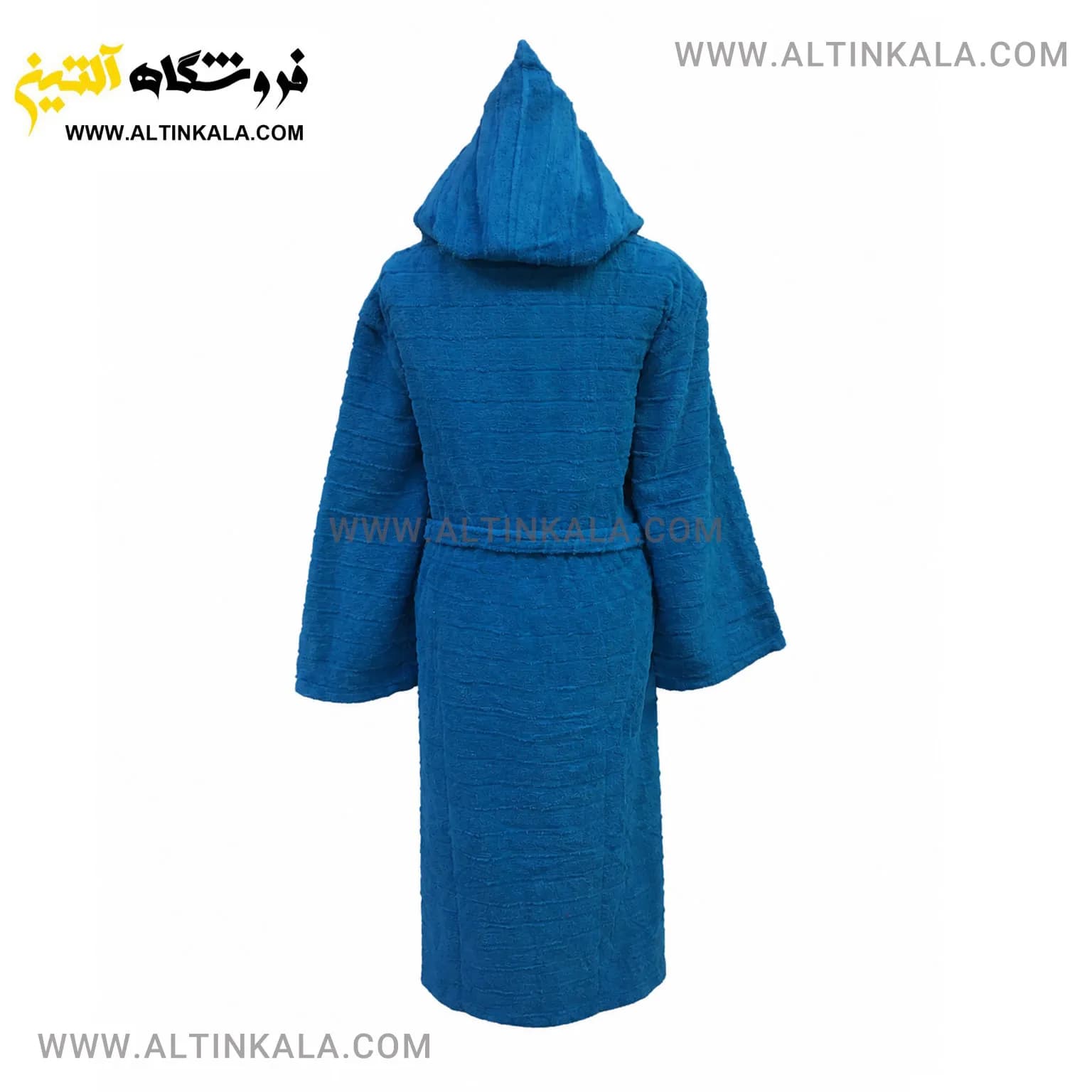 حوله پالتویی ماندگار طرح لارا سبز اقیانوسی سایز L — تصویر ۲