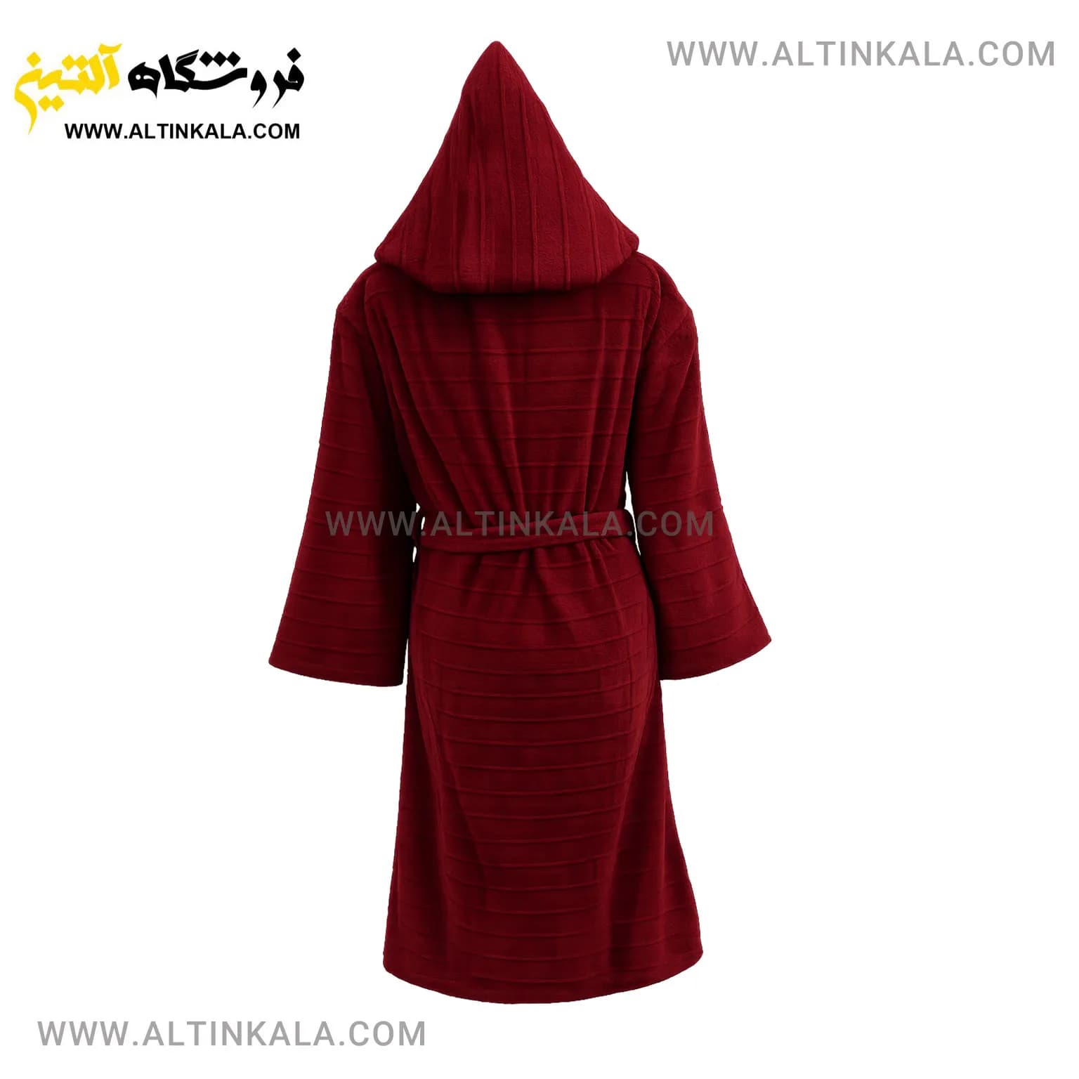 حوله پالتویی ماندگار طرح لارا زرشکی سایز XL — تصویر ۲