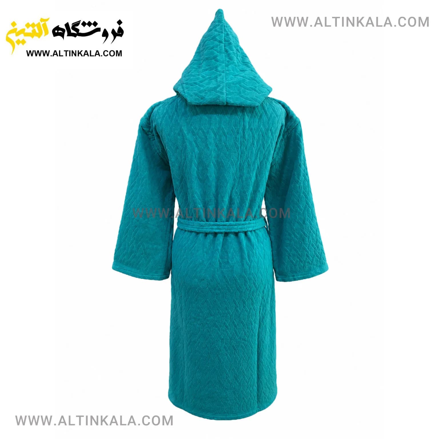 حوله پالتویی ماندگار طرح کندو سبز بنتونی سایز L — تصویر ۲