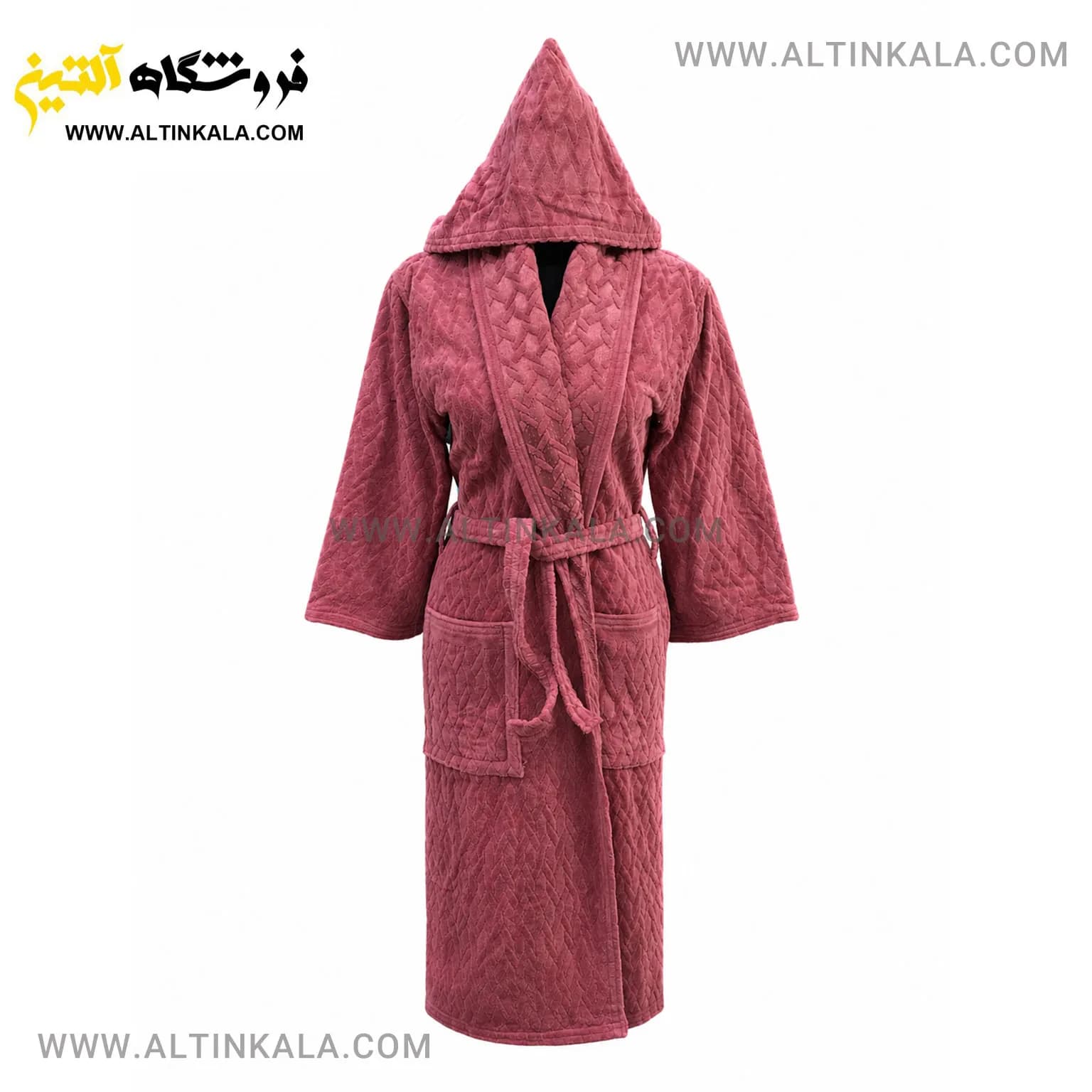 حوله پالتویی ماندگار طرح کندو پیازی سایز L
