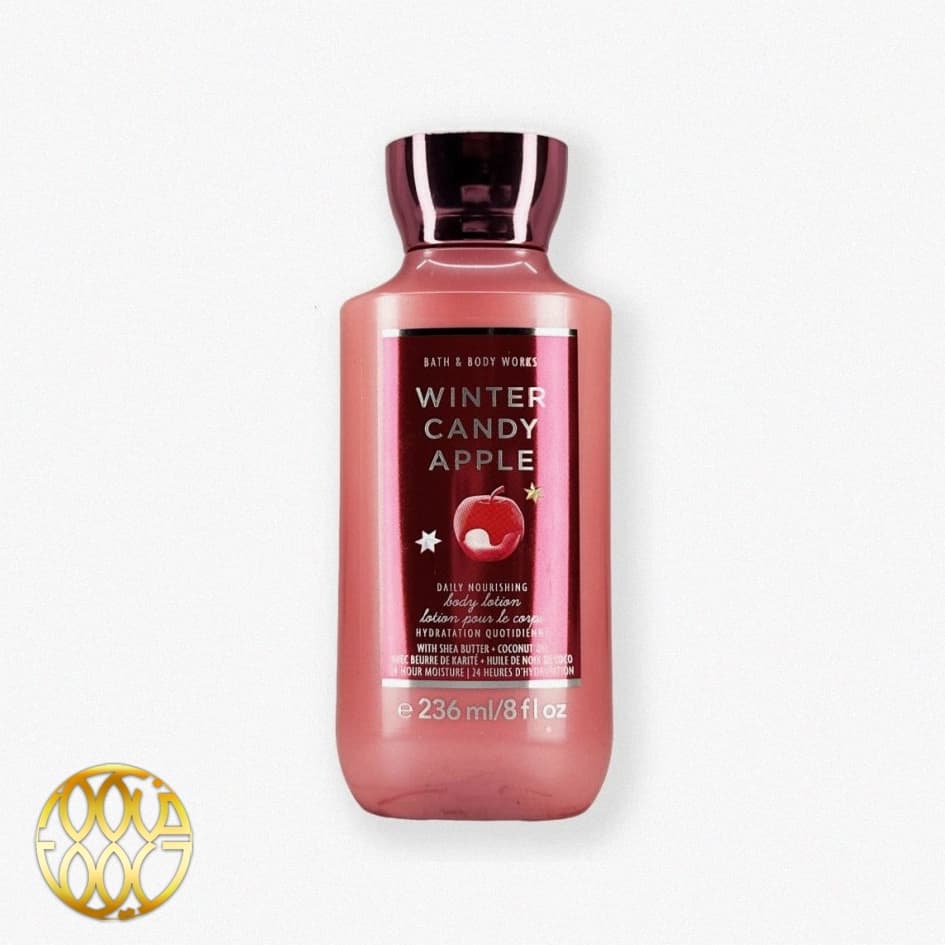 لوسیون بدن زنانه باث اند بادی ورکز Winter Candy Apple (وینتر کندی اپل) ۲۳۶ میل | آبرسان ۲۴ ساعته با رایحه جشن — تصویر ۲