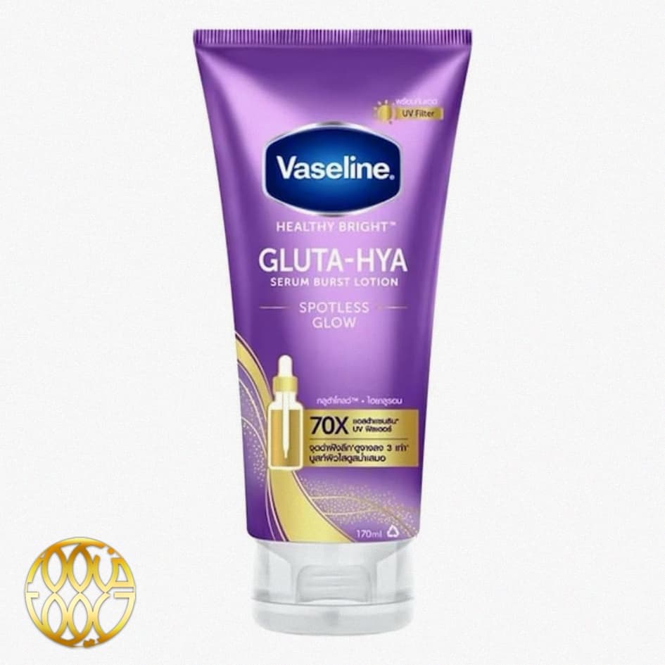 لوسیون بدن وازلین مدل Gluta-Hya Smoothing Perfector حجم ۳۰۰ میلی‌لیتر | لایه‌بردار و روشن‌کننده پوست