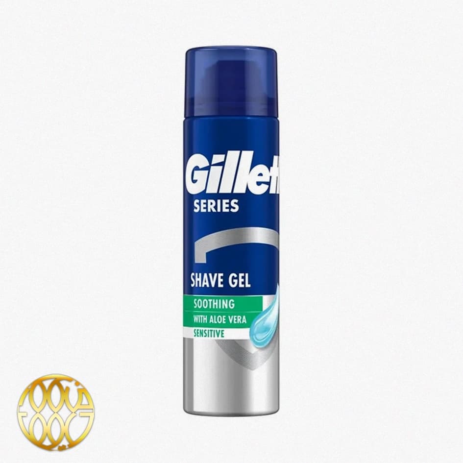 ژل اصلاح مردانه ژیلت سری آلوئه‌ورا (Gillette Series Aloe) ۲۰۰ میل | تسکین‌بخش و ضد حساسیت