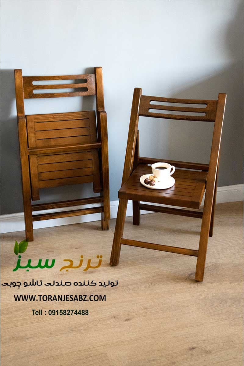 صندلی ناهار خوری تاشو — تصویر ۴