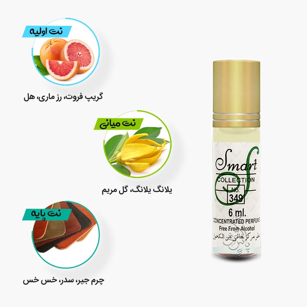 عطر اسمارت کالکشن 349 | مشابه لاگوست سفید — تصویر ۴