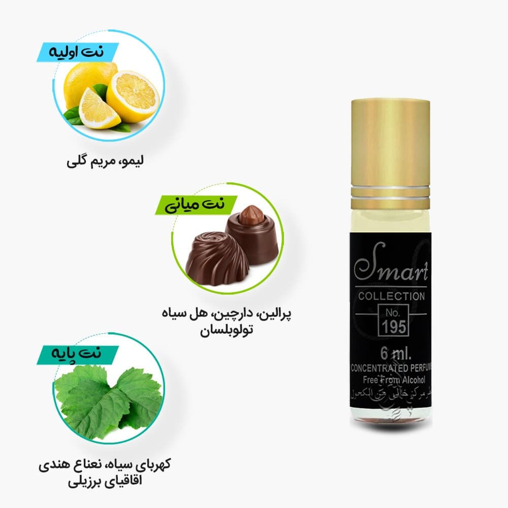 عطر اسمارت کالکشن 195 | مشابه بلک ایکس اس — تصویر ۴