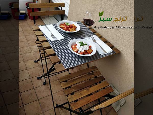 میز و صندلی ایکیا مدل تارنو 2 نفره — تصویر ۷