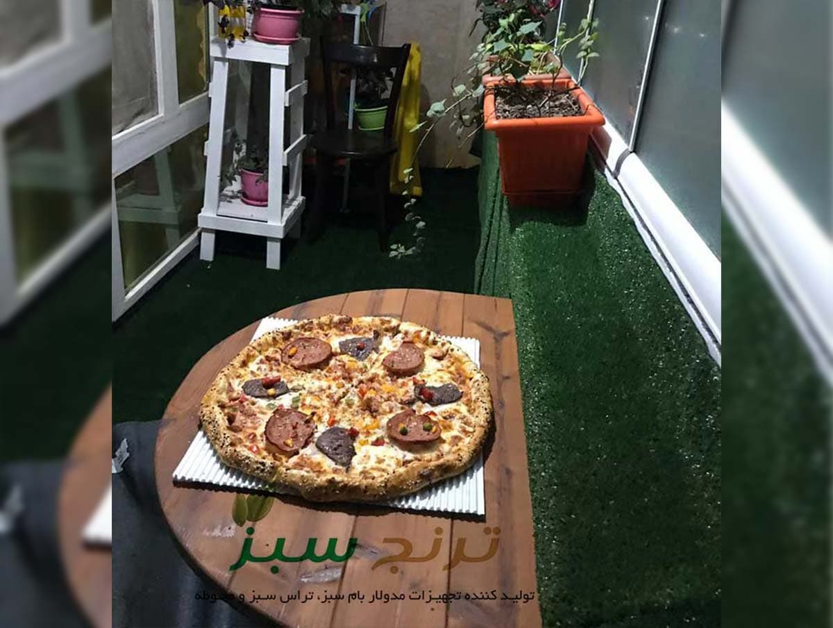 میز بالکن تاشو نیم دایره — تصویر ۵