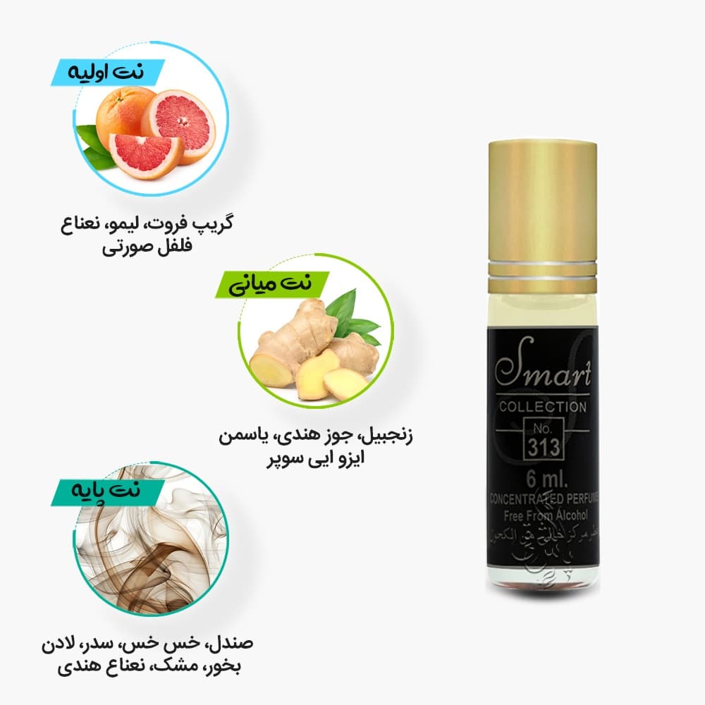 عطر اسمارت کالکشن 313 | مشابه بلو شنل — تصویر ۴