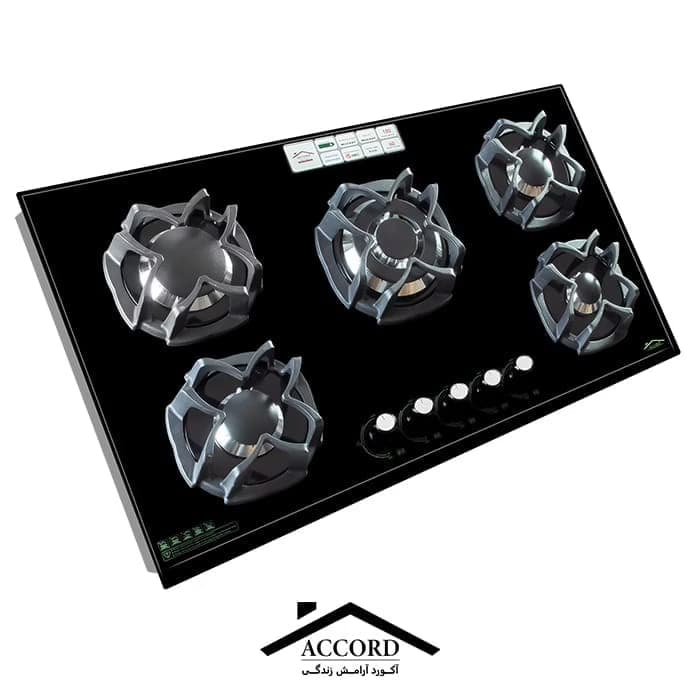 اجاق گاز رومیزی آکورد 5 شعله مدل AG5031 — تصویر ۲