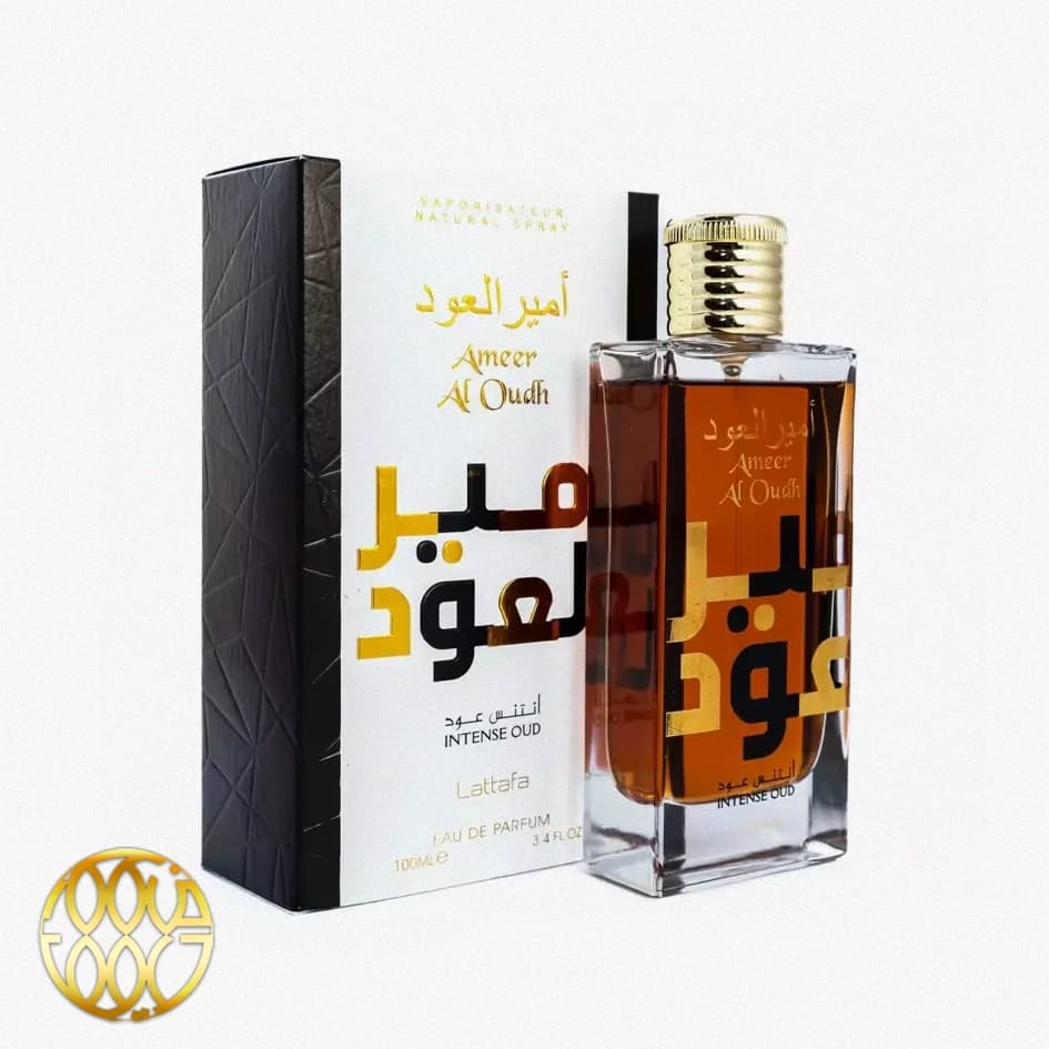 ادوپرفیوم مردانه لطافه امیر العود اینتنس عود ۱۰۰ میل | رایحه شرقی دودی و شیرین