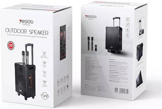 اسپیکر بلوتوثی قابل حمل یسیدو YESIDO YSW16 — تصویر ۲