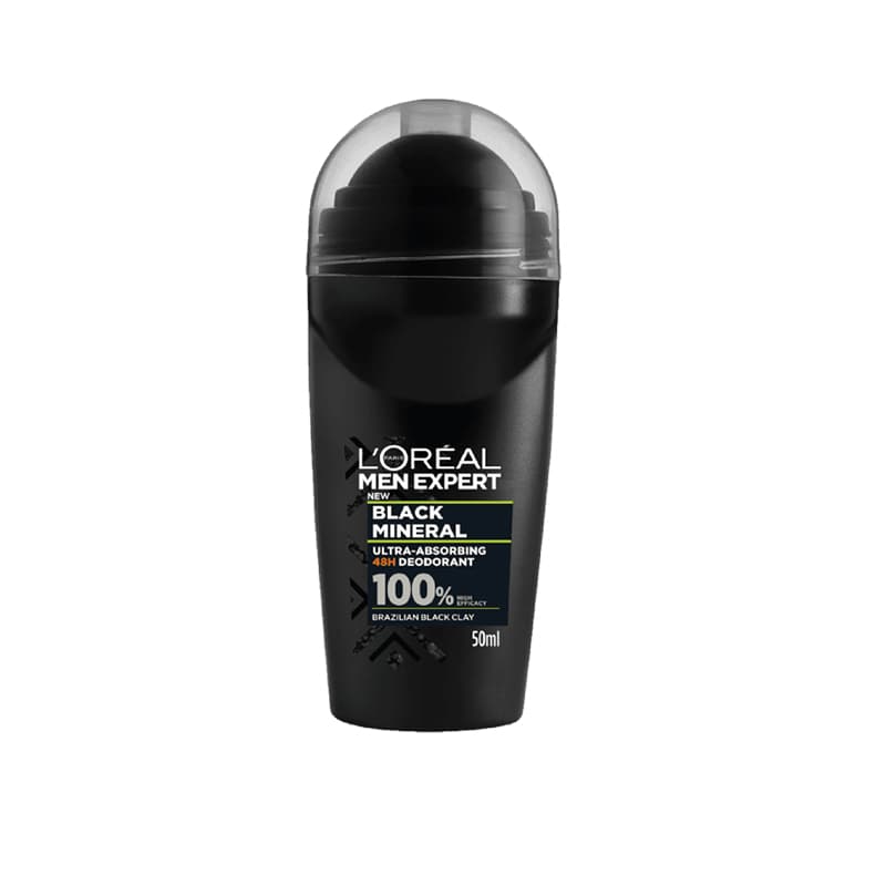 مام رول ضد تعریق لورال سری MEN EXPERT مدل BLACK MINERAL