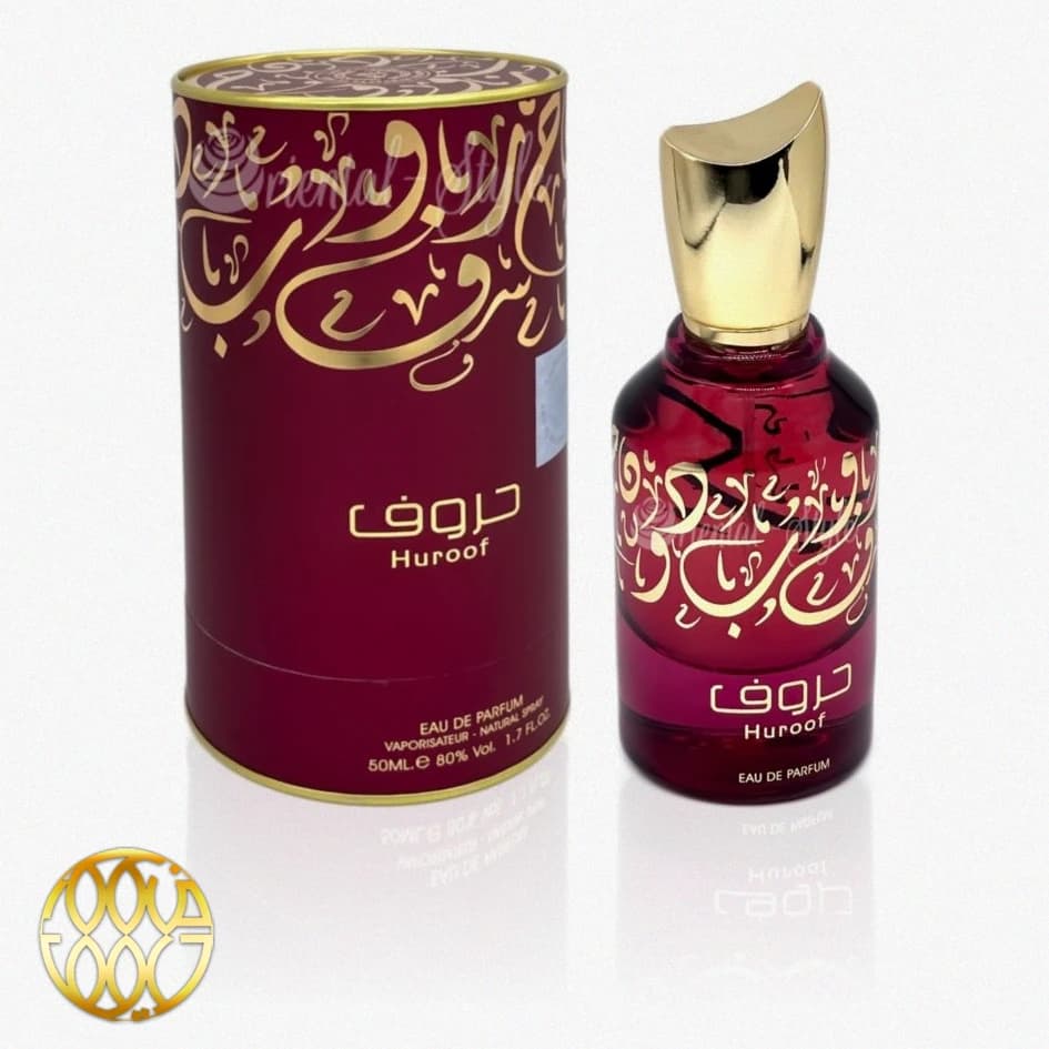 ادوپرفیوم یونیسکس ارض الزعفران حروف (Huroof) ۵۰ میل | عطر شرقی گلی گرم و شیرین