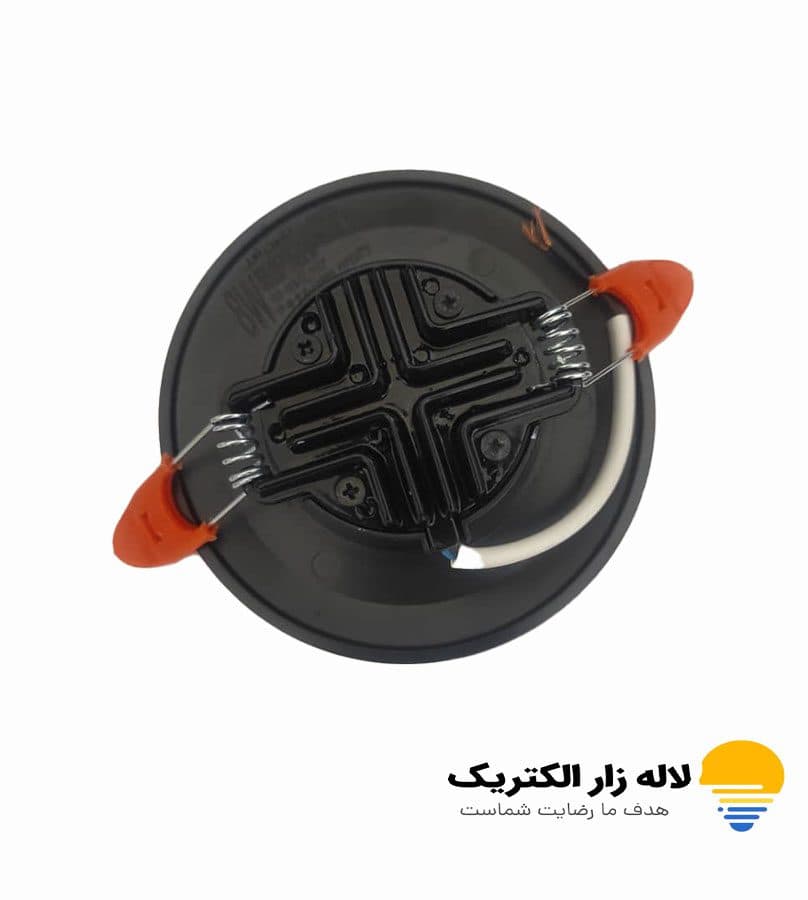 پنل بک لایت 8 وات مشکی نور یخی — تصویر ۲