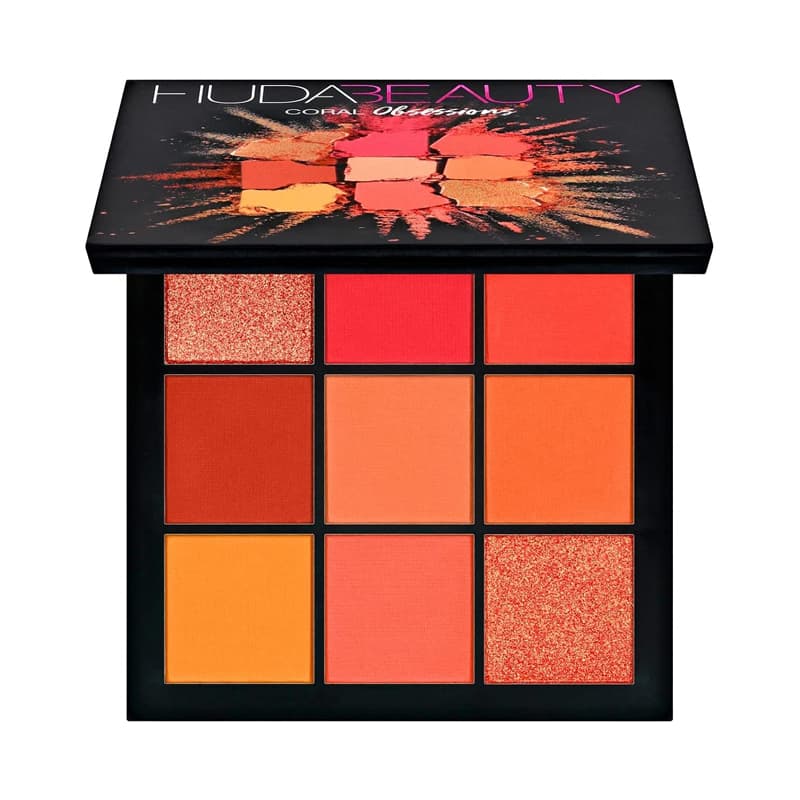 پالت سایه چشم HUDA BEAUTY مدل Coral Obsessions