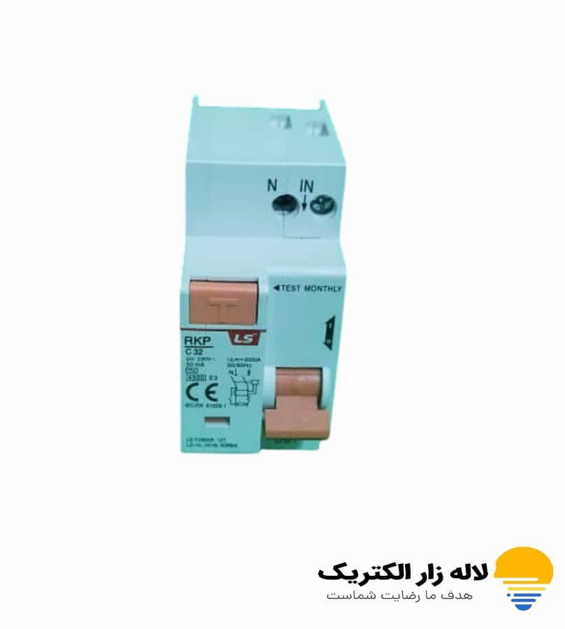 کلید محافظ جان تک فاز 32 آمپر LS | کیفیت عالی، ساخت کره — تصویر ۲