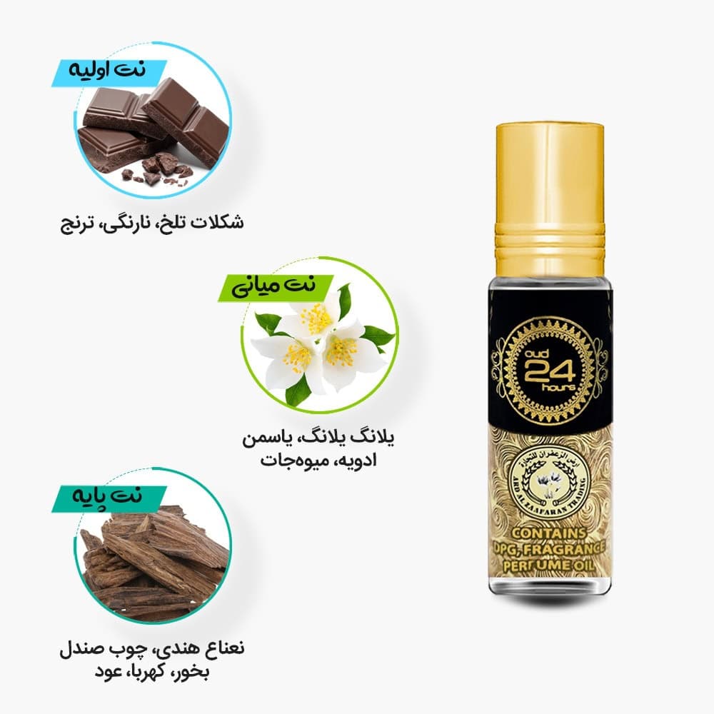 عطر عود 24 ساعة ارض الزعفران | Oud 24 Hours — تصویر ۳