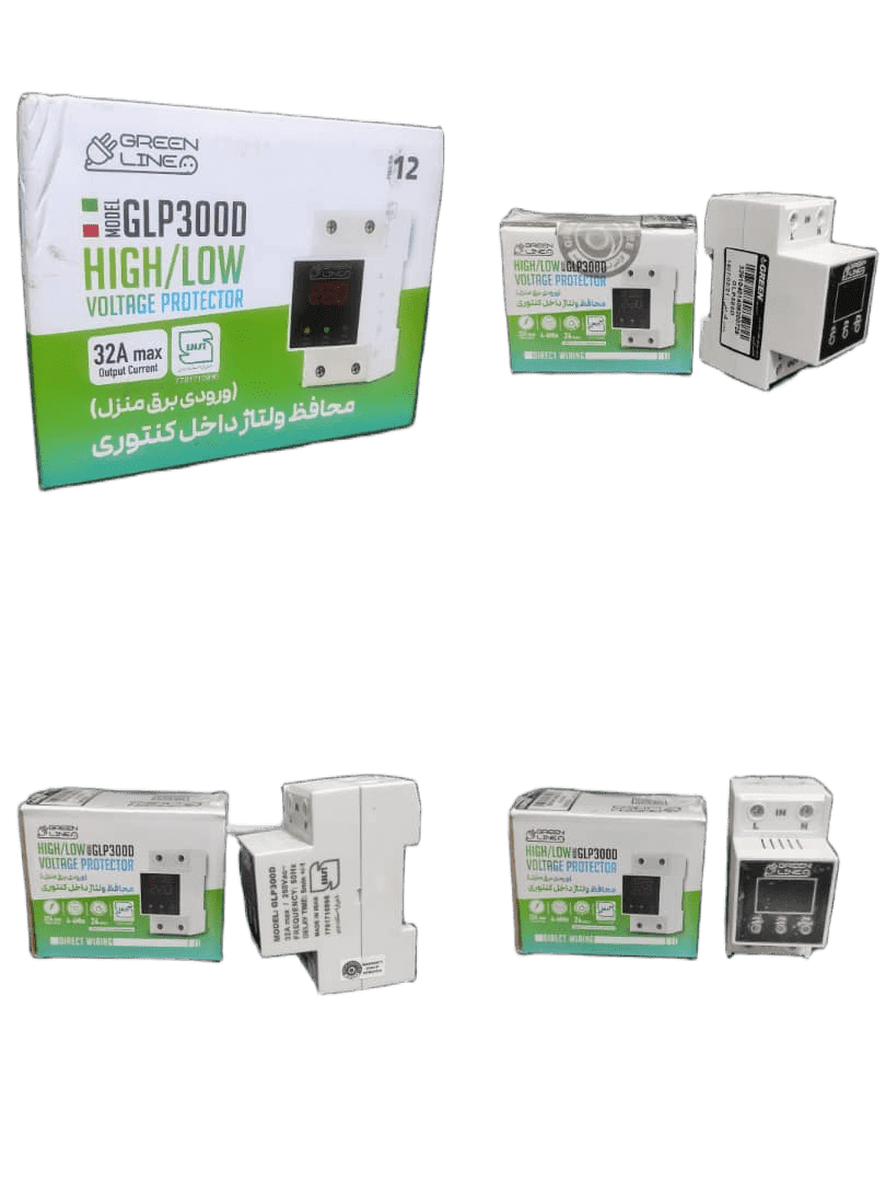 محافظ ولتاژ ریلی گرین لاین GLP300D — تصویر ۳