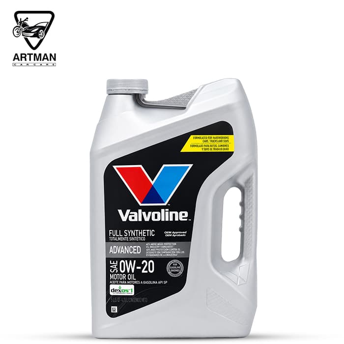 روغن موتور 0W-20 برند والوالین Valvoline حجم ۴.۷ لیتر
