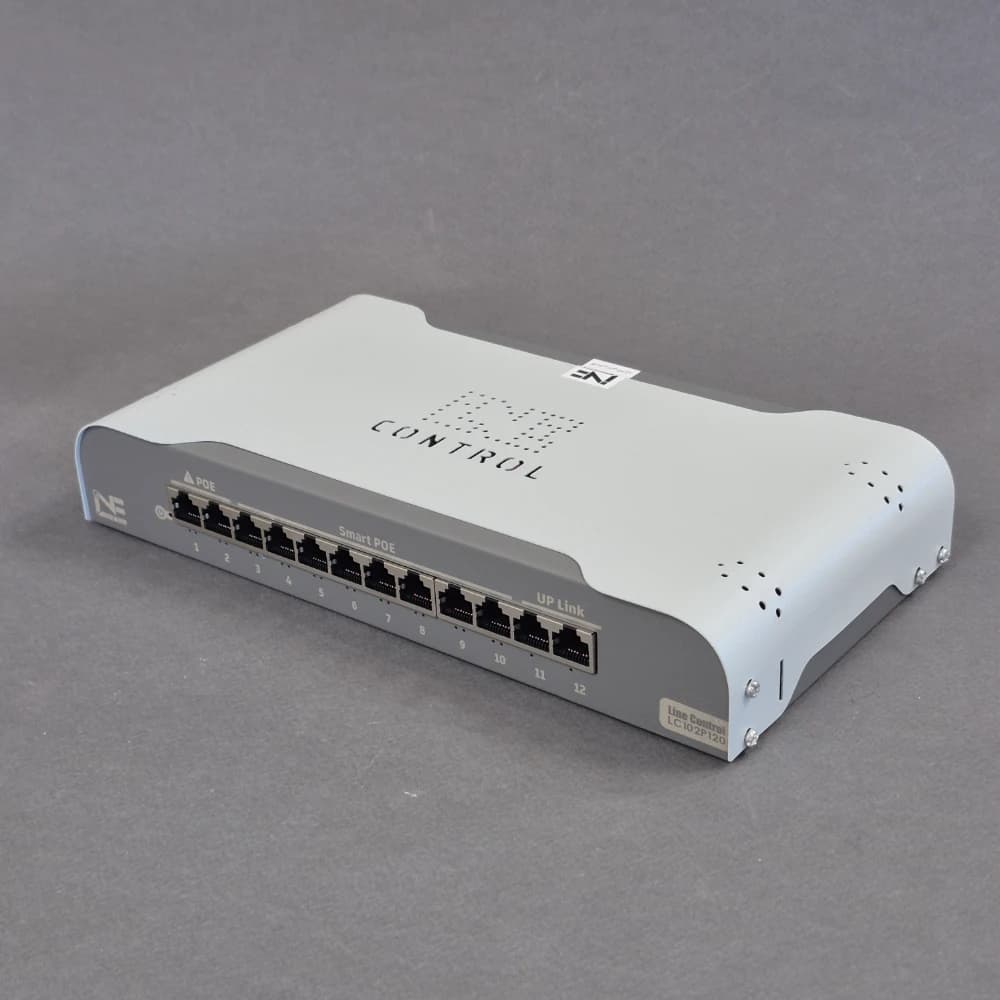 سوئیچ شبکه 12 پورت PoE لاین کنترل مدل LC102P120