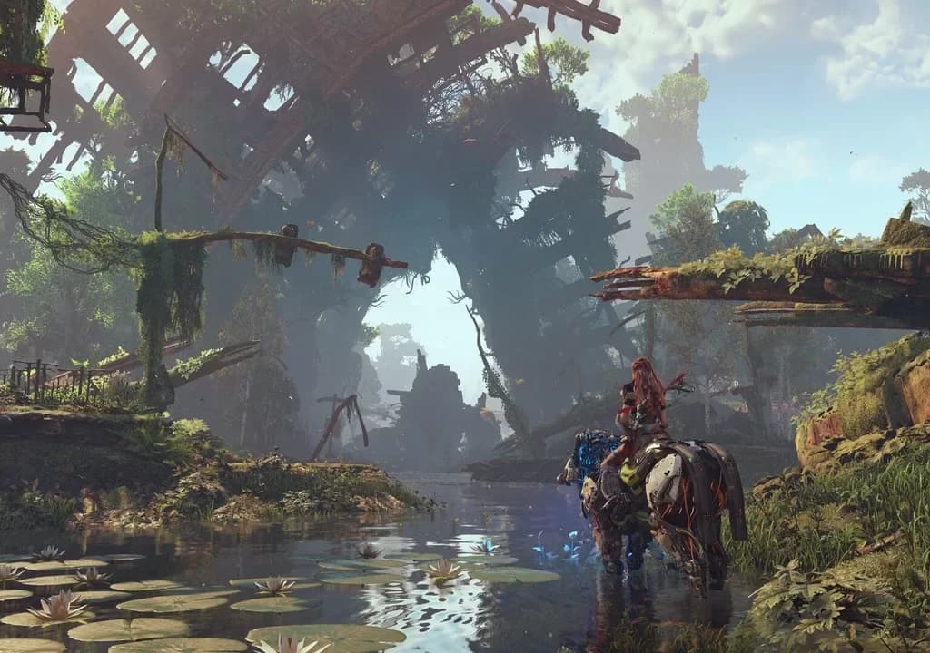 بازی Horizon Zero Dawn Complete Edition در حد نو PS4 – (بیمه ارسال کالا. بسته بندی ضد ضربه) — تصویر ۸