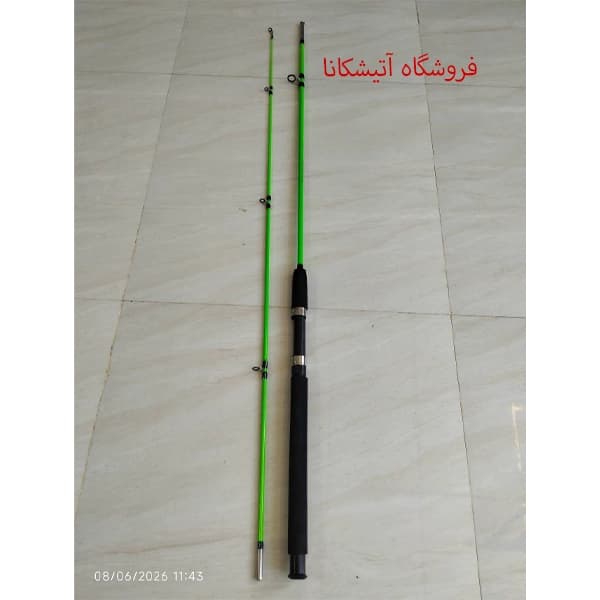 چوب ماهیگیری۲ تکه توپر کروکودیل 240 — تصویر ۲