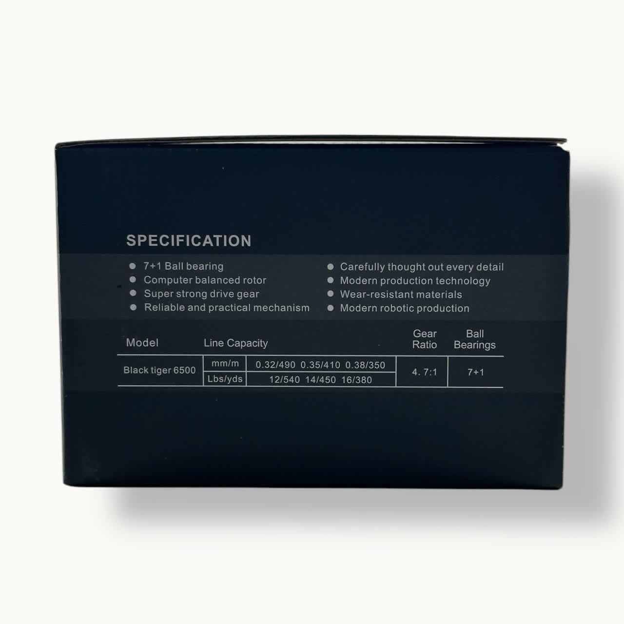 چرخ ماهیگیری اکاسیا بلک تایگر OKASIA BLACK TIGER 6500 — تصویر ۵