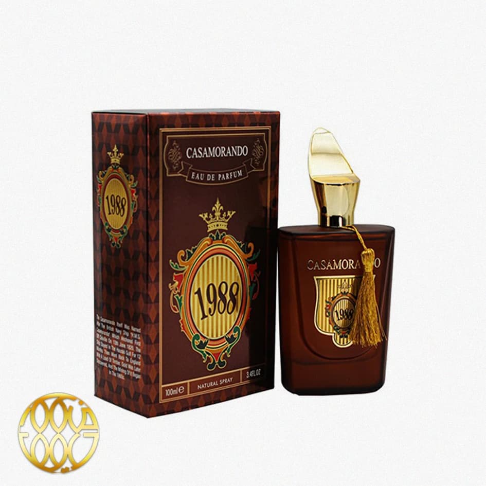 عطر ادکلن کاساموراندو 1988 فراگرنس ورد مردانه و زنانه 100 میل | بویایی شرقی چوبی — تصویر ۲