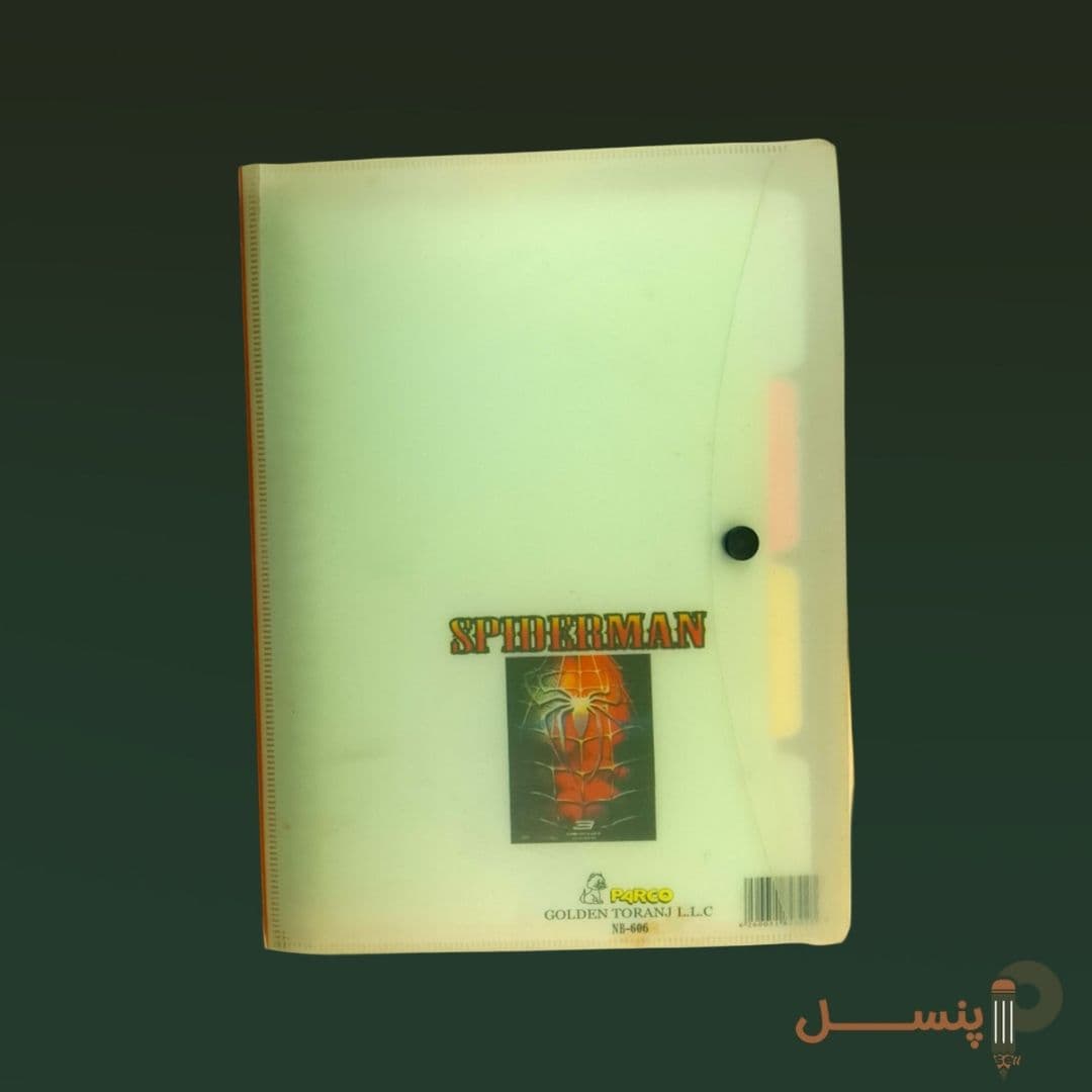 دفتر کلاسور 100برگ طرح اسپایدرمن — تصویر ۲