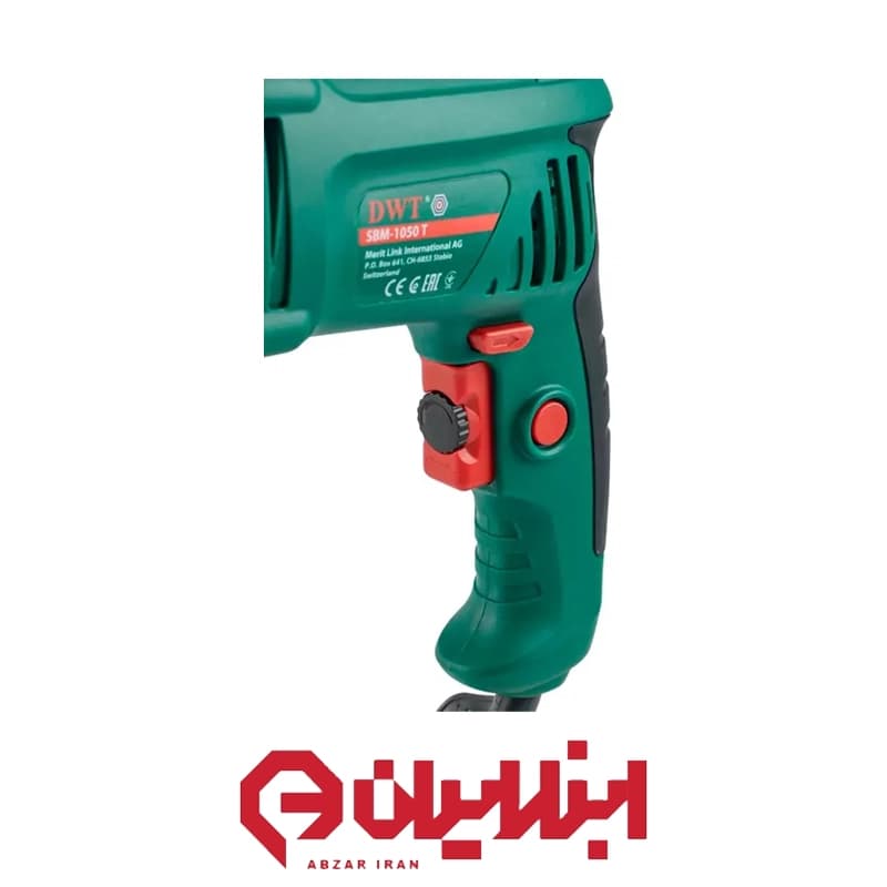 دریل 13 میلیمتر گیربکسی دو سرعته دی دبلیو تی مدل DWT SMB-1050T — تصویر ۳