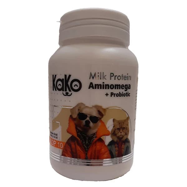 پودر پروبیوتیک سگ و گربه کاکو مدل Aminomega وزن 200 گرم 2027/05