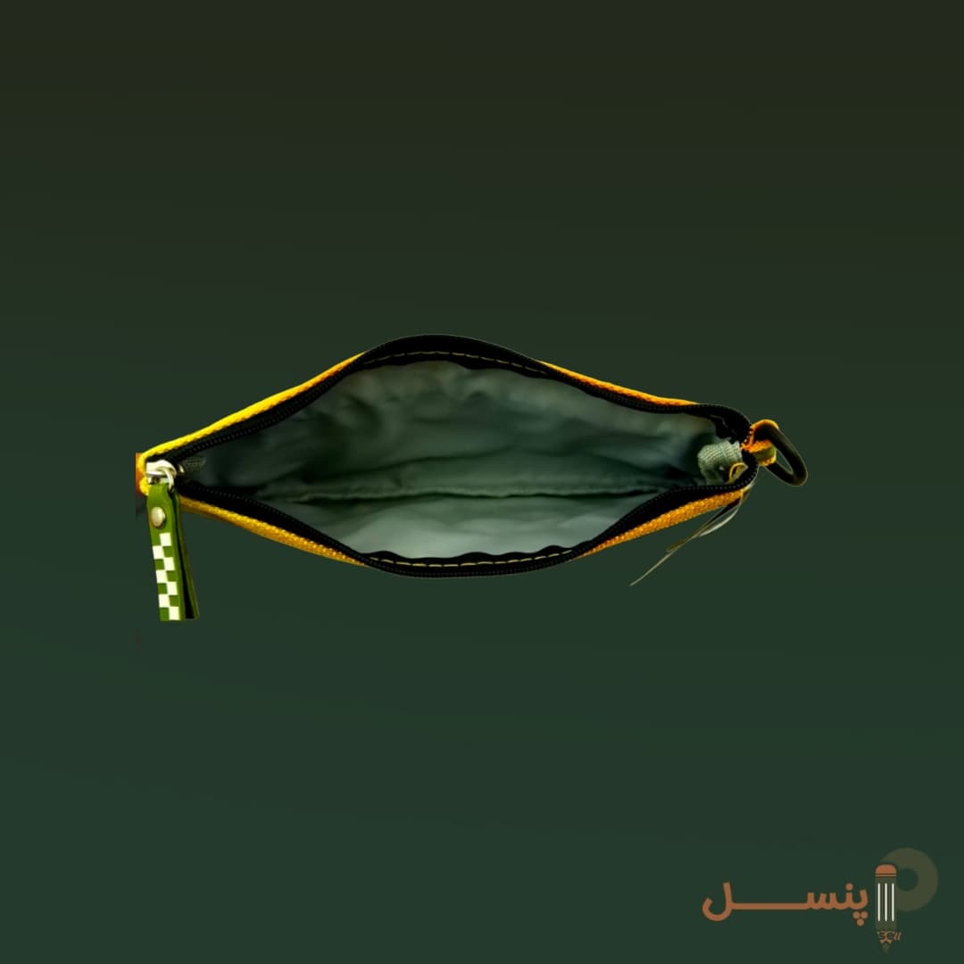 جامدادی پارچهای دو زیپ طرح فانتزی — تصویر ۳